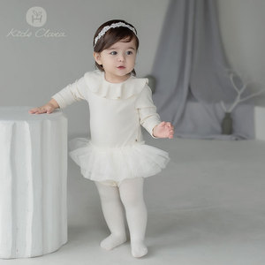 KIDSCLARA韩国婴儿连衣裙TUTU裙超可爱春季公主女宝宝长袖打底衫