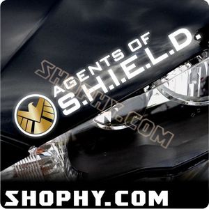 车贴 反光贴-神盾局 个性 特工标志 美国队长 复仇者联盟SHIELD