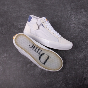 Dime x Vans Mid Skool白色水晶底限量联名专业滑板鞋VN0A5KQY5VK
