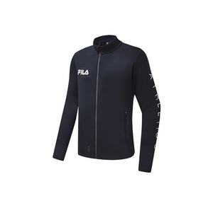 FILA斐乐2023春季新款外套运动针织衫上衣宝蓝色A11M311501F-NV