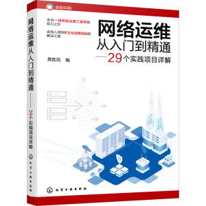 网络运维从入门到精通——29个实践项目详解 樊胜民 编 网络通信（新）专业科技 新华书店正版图书籍 化学工业出版社