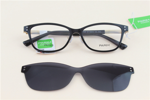 派丽蒙眼镜架男女款磁铁偏光墨镜夹片太阳镜近视眼镜套镜PR7928
