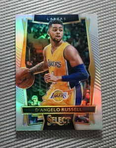 D Russell 丹杰洛 拉塞尔 16-17 Select 银折射卡【NBA球星卡】
