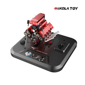 拓阳微型V8机械增压内燃机引擎模型 V800 全套礼盒升级版
