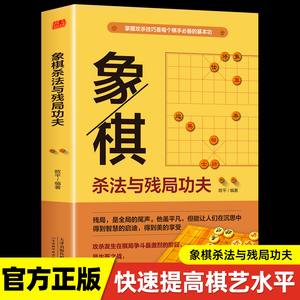 中国象棋杀法与残局功夫 象棋攻杀技巧宝典实战技巧教程象棋入门与提高速成教材 象棋开局布局残局象棋棋谱中国象棋入门书籍