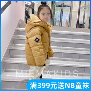 NewBalance  新百伦男女童儿童连帽短款厚羽绒服ND7PB46013