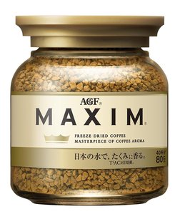 日本进口AGF咖啡maxim麦可馨马克西姆咖啡 高品质经典原味咖啡80g