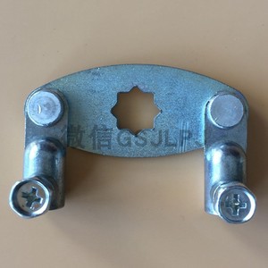 ms888锁盒两点钢栓 ms490二点耳朵片 锁杆连接锁舌 钢栓联动片