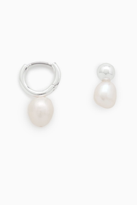 r cos珍珠耳环顺手买一件高级水滴型耳钉半圆行气质简约款。