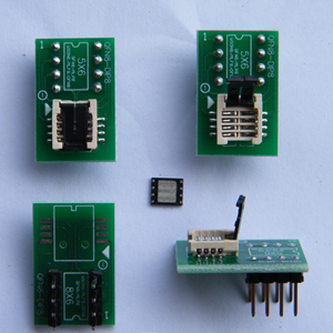 单QFN8测试座多功能 WSON8 MLF8 DFN8芯片DIP8翻盖6X8 5X6烧录座