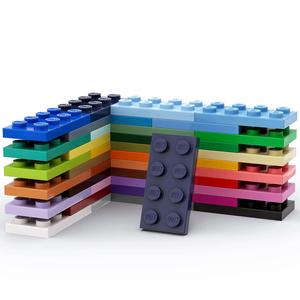 LEGO乐高 3020 2x4基础板 黑白 深灰 浅灰 红黄 蓝绿 米棕 橙紫粉