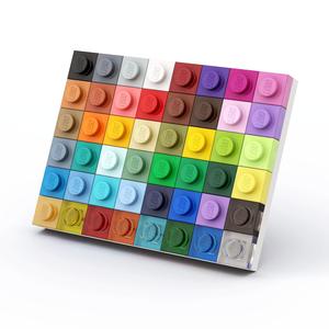 LEGO乐高 3024 30008 1x1 基础板 透明黑白深米浅灰红黄蓝绿肉紫
