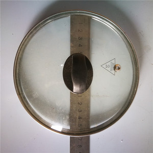 美斯特SKG小电煮锅锅盖配件16 厘米玻璃透明电热迷你锅品质圆饼型