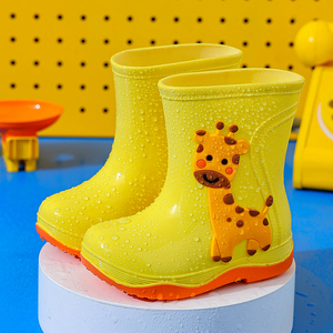 儿童雨鞋女款男孩雨靴雨衣宝宝水鞋套鞋防滑男童女童幼儿防水胶鞋