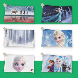 冰雪奇缘2 Frozen2 电影艾莎周边安娜笔袋学生文具袋铅笔盒化妆包