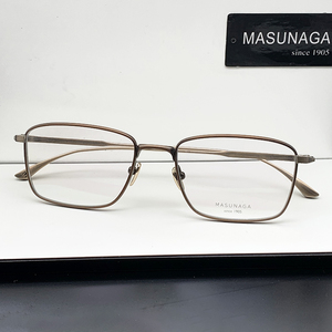 日本增永MASUNAGA LEX商务时尚全框纯钛超轻全框近视手工眼镜框