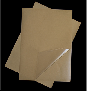 A4透明不干胶标签纸贴纸激光机打印防水亮面不易撕破/包100张包邮