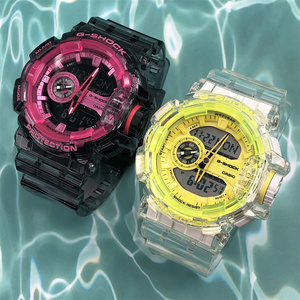 卡西欧冰韧系列 GSHOCK冰川限定透明方块GA-700SK DW-5600 GA-400