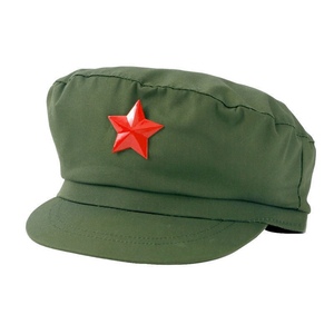 包邮65式军绿解放帽 军迷帽 五角星帽 芳华演出平顶帽 收藏纪念帽