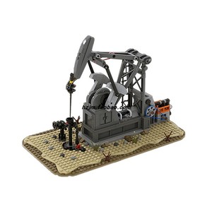 国产积木MOC-49501 千斤顶石油井架C5960 兼容乐高拼搭积木玩具