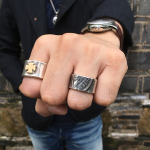 North Works日本工匠手工敲打 古董摩根银币改造戒指