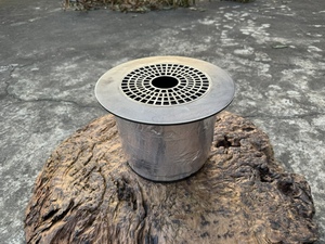 铸铁煮茶炉芯嵌入式炭炉围炉煮茶一整套铸铁炭炉树墩子火炉茶配件
