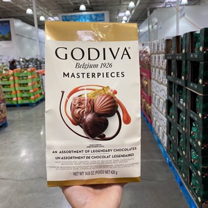 现货加拿大Godiva歌帝梵心形软心夹心黑巧克力420g袋装丝滑