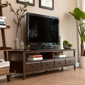 工厂促销纯实木电视柜 环保美式客厅白橡木电视柜1.8米 2米 特惠
