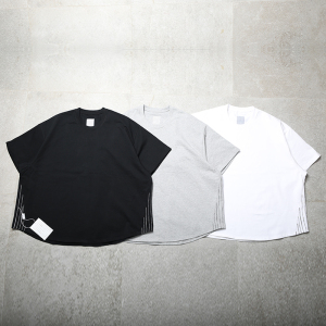 S.F.C SFC 23ss side stripes tee 侧边条纹阔形全棉短袖日系宽松