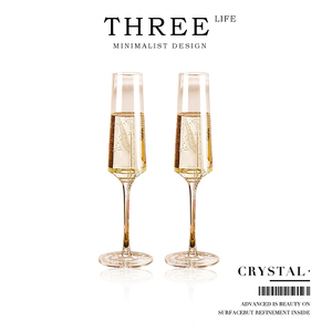 Tlife·Crystal·欧洲酒具高脚杯套装轻奢高档笛形香槟杯 | 水晶