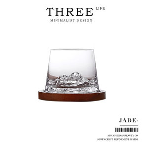 Tlife·Jade·杯具日式威士忌酒杯观山杯水晶玻璃雪山杯子 | 玉曼
