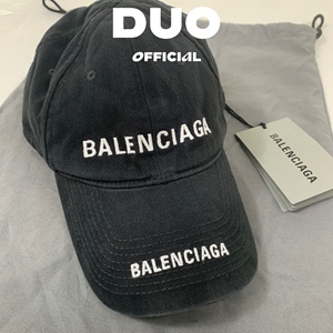 Balenciaga巴黎世家23新款男女同款洗旧牛仔鸭舌帽棒球帽