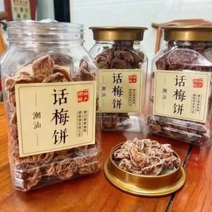 嘉泰霖潮汕话梅饼酸甜果干蜜饯休闲果脯罐装梅子零食办公室小吃食