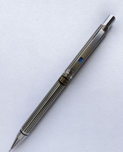 1980日本OHTO乐多SP-30全金属蚀刻重按回芯轻按出芯自动铅笔0.5mm