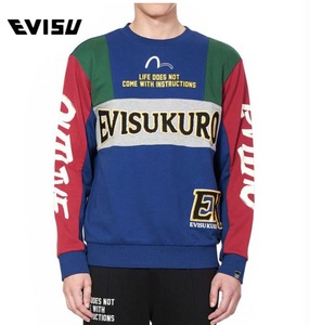 舍曼莎 EVISU 19秋冬 小M刺绣字母卫衣外套男装1EAGNM9SW366