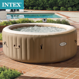 INTEX正品气泡水疗按摩SPA浴池加热加温水池可调节温度泳池泡泡浴