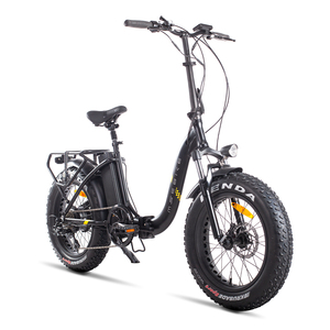 msebike折叠电动助力自行车宽胎车雪地沙滩车20寸锂电助力山地车