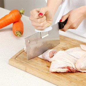 切菜护手器辅助器助力刀帽剁肉斩鱼砍骨头辅助刀座架子厨房小工具