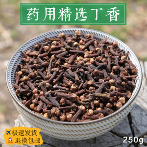 药用公丁香正品丁香中药材250g散装丁香香料非特级泡茶水干丁香