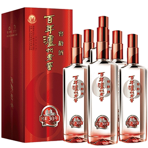 百年泸州老窖52度窖龄酒30年500ml*6瓶整箱装浓香型高度白酒