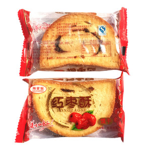 红枣酥馍片山西特产烤馒头片馍干片40包整箱包邮饼干膜片休闲零食