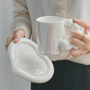 糖葫芦马克杯女高颜值精致咖啡杯碟套装家用下午茶陶瓷杯子ins风