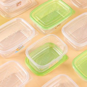 一次性餐盒家用饭盒打包盒食品级水果寿司便当野餐塑料保鲜盒微波