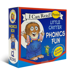 I Can Read Little Critter Phonics Fun 小毛人怪物自然拼读盒装12册 英文原版绘本分级阅读 ICanRead 4-8岁儿童少儿英语