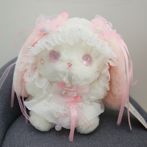 洛丽塔樱洛兔子毛绒玩具小白兔公仔玩偶布偶布娃娃抱枕女生日礼物