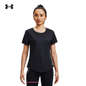 安德玛官方正品UA夏女子上衣半袖跑步健身速干运动短袖T恤1373399