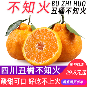 果窝镇 四川不知火丑橘桔子新鲜丑八怪橘子水果5/8/10斤鲜果包邮