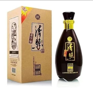 山东特产百脉泉清照老字号浓香型白酒34度490ml*6瓶整箱装