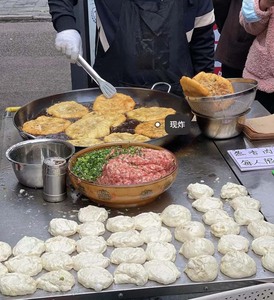 四川葱香肉饼技术配方重庆鲜肉饼葱油饼馅饼教程培训方法视频教学