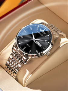 西铁城瑞士正品手表男士机械表钢带夜光防水潮流十大品牌新款腕表